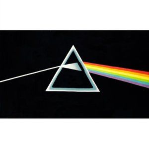 Pink Floyd 3D Dark Side Of The Moon Tapestry ~100% Cotton ~60” x 90” ~Brand New!